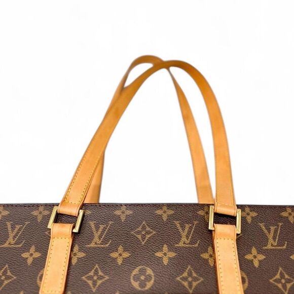 LOUIS VUITTON Luco Brown Monogram LV Logo Canvas Zip Closure Tote - Picture 8 of 16
